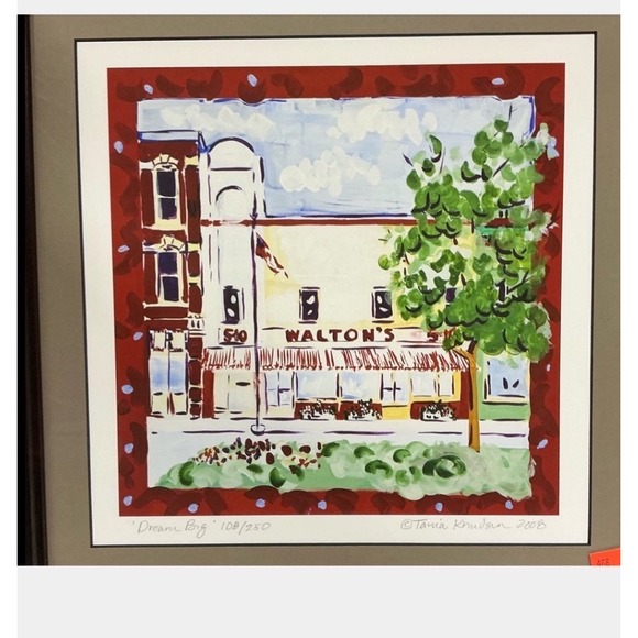 Tania Knudsen Dream Big Signed Numbered 108/250 Walton's Art Print Framed 2008 - Picture 3 of 16